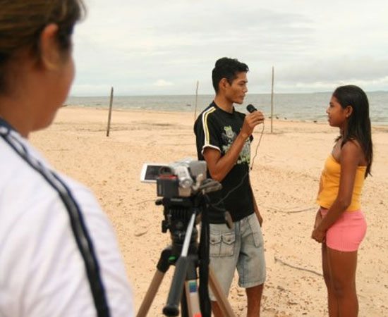 Rede Mocoronga: jovens repórteres formados para produção/difusão de mídias diversas