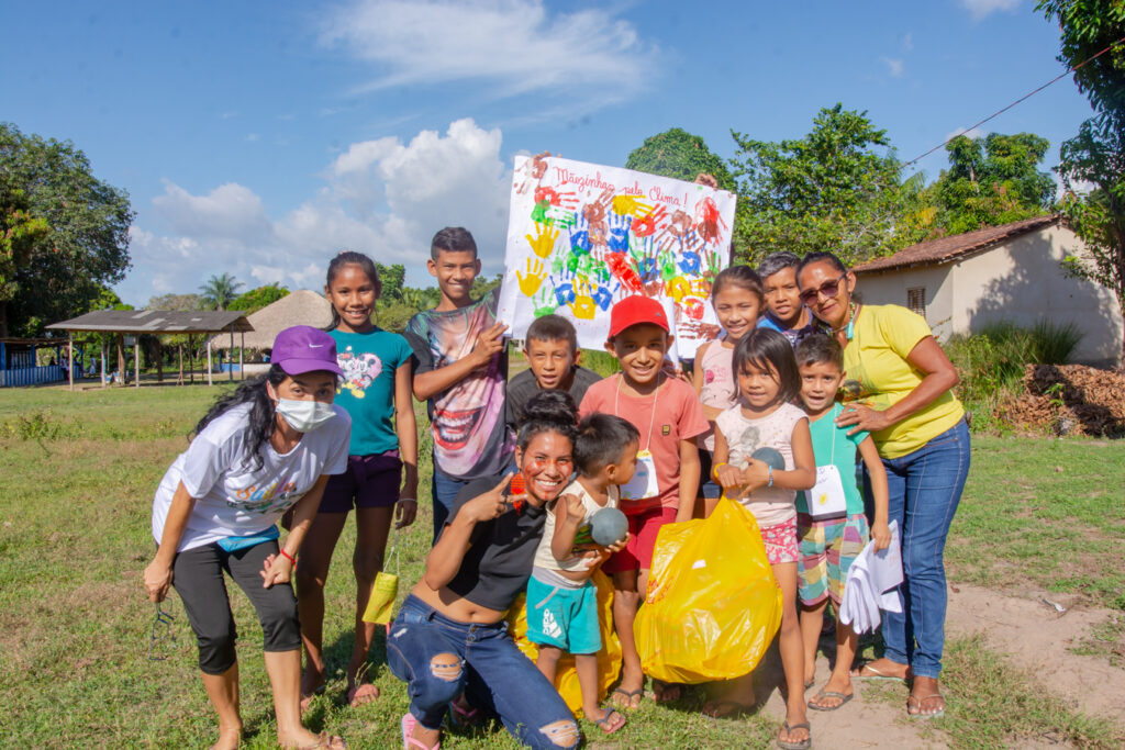 Projeto Crianças com Saúde e Alegria promove oficinas de mapeamento sobre primeira infância na Amazônia 4 Criancas com saude e alegria 14 1