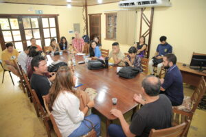 Jornalistas participam de imersão sobre comunicação e crise climática em Santarém 12 Formacao jornalistasDW 9 scaled 1