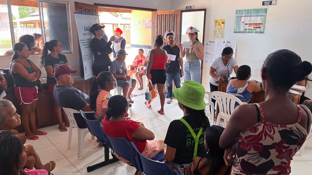 1ª Jornada do Programa Saúde da Floresta em 2025 leva atendimentos em Saúde e arte-educação para o Médio Arapiuns 8 Foto Leticia de Almeida 10 1