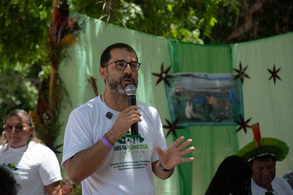 Com a presença do Ministro da Saúde, mais uma UBS DA FLORESTA é inaugurada e pode virar referência para políticas adaptadas de saúde para Amazônia 33 U6A2461 scaled 1