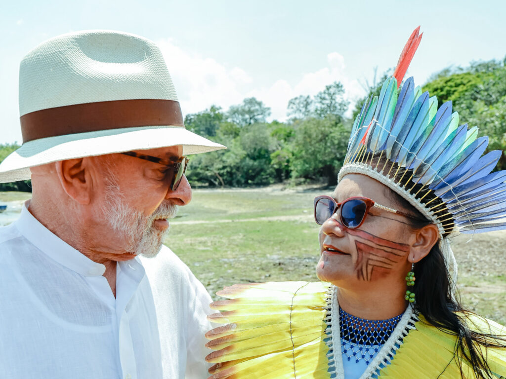 Presidente Lula conhece tecnologias sociais e propostas de territórios para saúde, cidadania e clima no Tapajós 9 Ricardo Stuckert 12 scaled 1